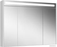 Belux Шкаф с зеркалом Неман ВШ 110 (1, белый глянцевый)