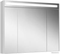 Belux Шкаф с зеркалом Неман ВШ 100 (1, белый глянцевый)