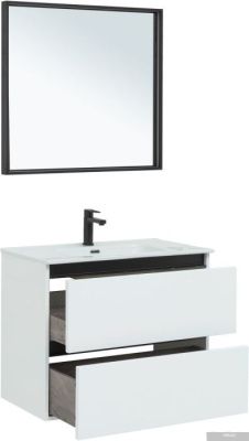 De Aqua Комплект мебели для ванной Ариетта 80 271968 (белый)