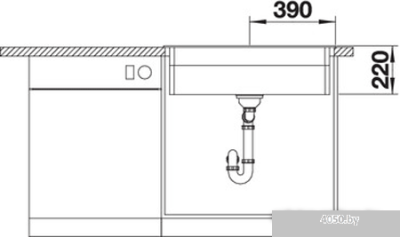 Кухонная мойка Blanco Etagon 8 (жасмин) 525192