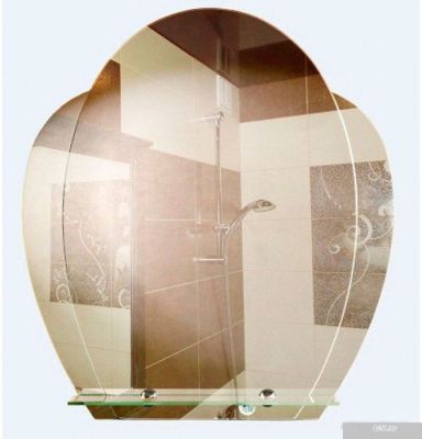 Tivoli Зеркало Земфира 52.5х56.5 458515 (с полочкой)