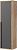 Дабер Шкаф-полупенал 015 СТ15.0.0.22Ч (дуб галифакс/серый/ручка черная)