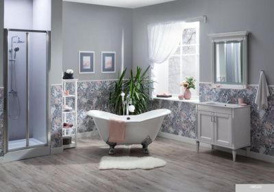 Aquanet Комплект мебели для ванной комнаты Селена с зеркалом 105 233125
