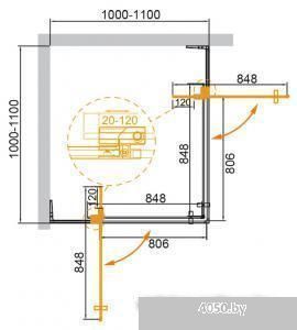 Cezares SLIDER-A-2-100/110-C-Cr
