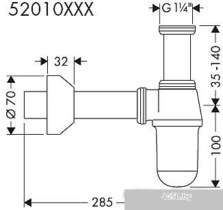 Сифон Hansgrohe 52010000