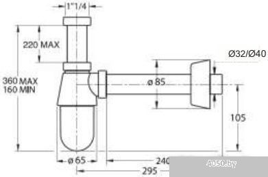 Сифон Bonomini 0570OT23K7