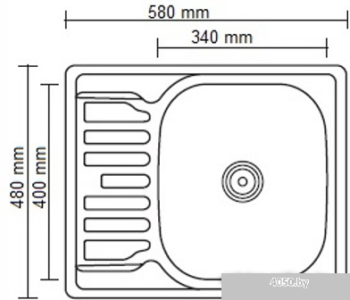Кухонная мойка Ledeme L65848-6R
