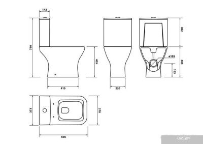 Унитаз IDDIS Torr TORRDSEi24
