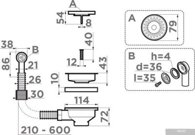 Omoikiri D-01 AB 4996529