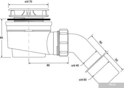 Сифон McAlpine HC252570B