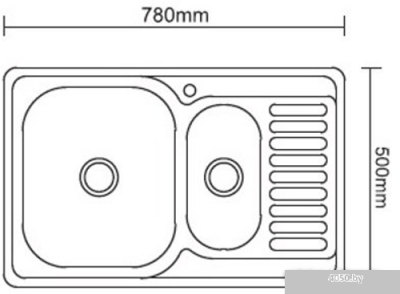 Кухонная мойка Ledeme L67850B-6 (L)