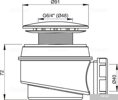 Alcaplast A47CR-60