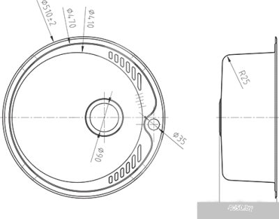 Кухонная мойка IDDIS Suno SUN51P0i77