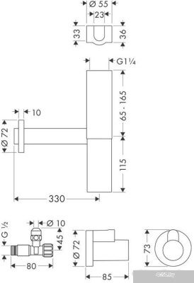 Сифон Hansgrohe Flowstar 52120000