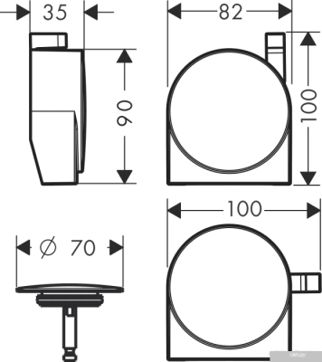 Hansgrohe Exafill S 58117140