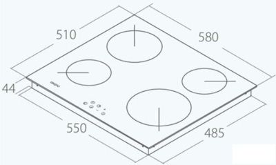 Варочная панель Akpo PKA 58 008