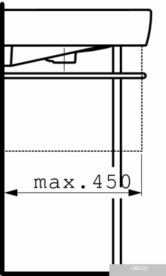 Умывальник Laufen PRO 813958 105x48