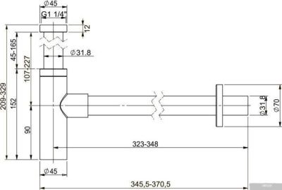 Wellsee Drainage System 182123000 (матовый белый)