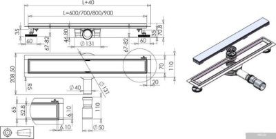 Roxen Black Glass 91030-60