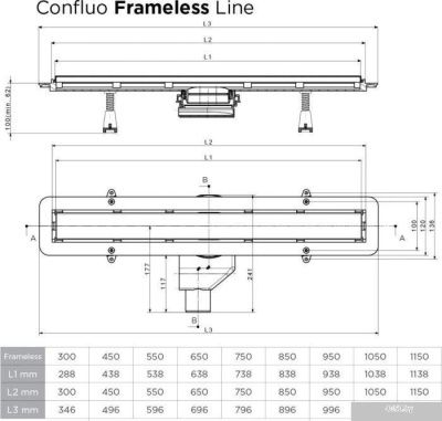 Pestan Confluo Frameless Line 650 273567 13701320
