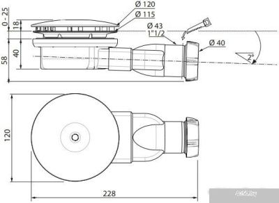 Сифон Radaway R400
