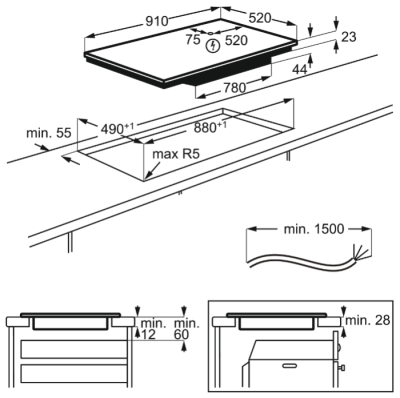 Варочная панель Electrolux EIV9467