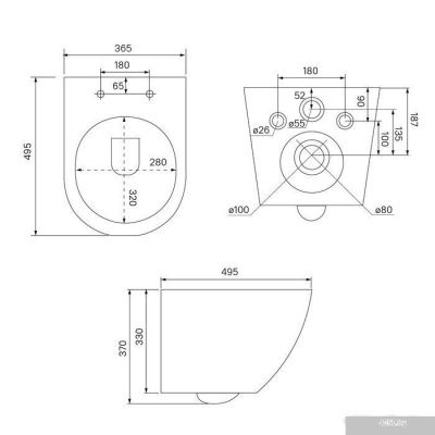 Унитаз IDDIS Blanco BLAR3BMi25