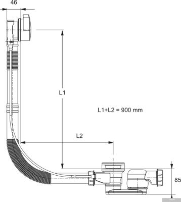 Jacob Delafon Capsule E6D124-CP