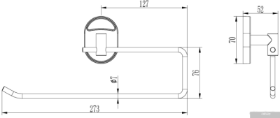 Держатель для бумажных полотенец Ledeme L1903-2