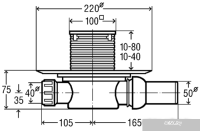 Трап/канал Viega Advantix 583248