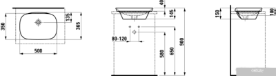 Умывальник Laufen Ino H8173020001091 (белый)