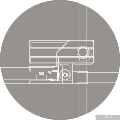 Cezares SLIDER-AH-1-80-100/110-C-NERO