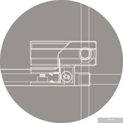 Cezares SLIDER-AH-2-70/80-90/100-GRIGIO-Cr