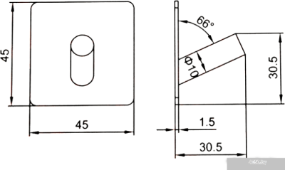 Крючок для ванны Ledeme L216-4 (4 шт)