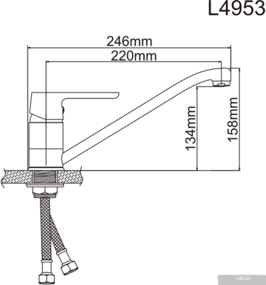Ledeme H53 L4953 (хром)