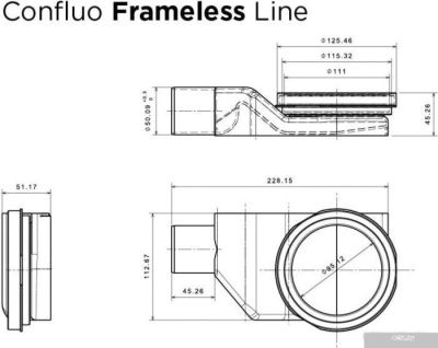 Pestan Confluo Frameless Line 550 241818 13701230