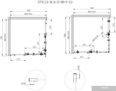 Cezares Stylus-O-M-A-2-90-C-Cr