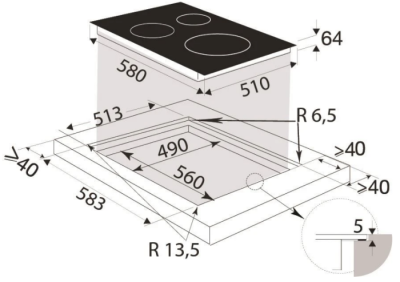 Варочная панель Brandt BPI6449B