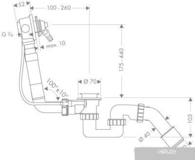Hansgrohe Exafill 58125180
