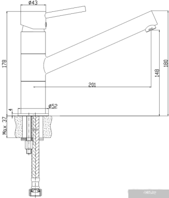 Смеситель IDDIS Velikan VL5WBSGi05