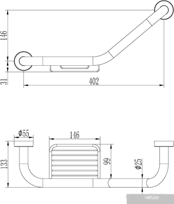 Поручень Ledeme L3519