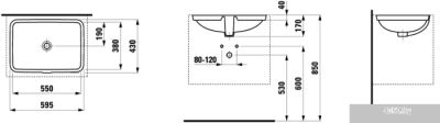 Умывальник Laufen Pro S 8119630001091 59.5x43