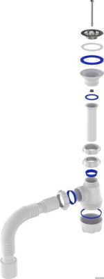 Сифон Aquant S1010-35-MR